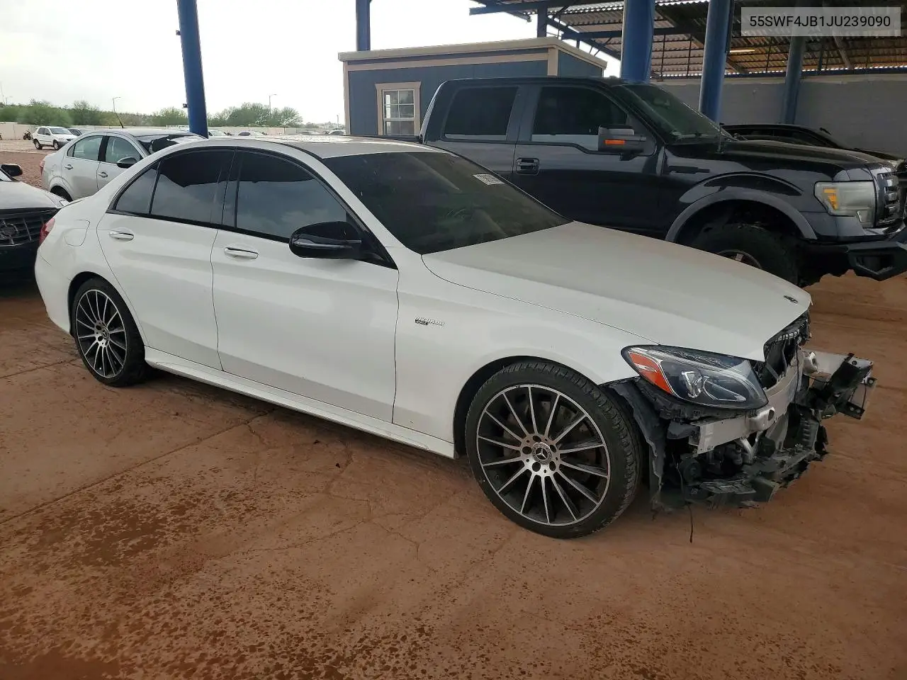 2018 MERCEDES C-KLASSE VIN 55SWF4JB1JU239090 — фото 4