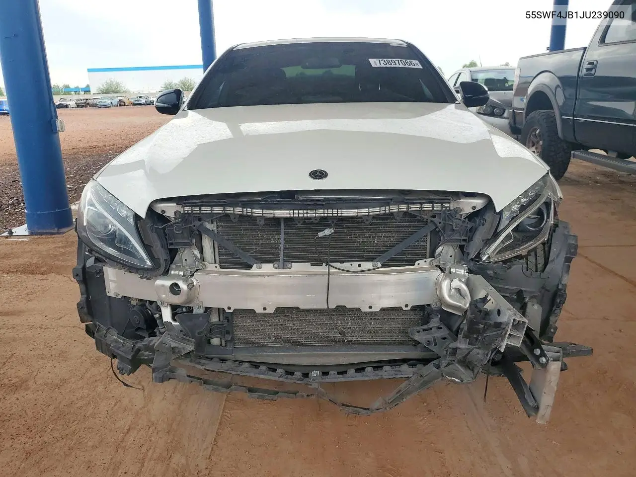 2018 MERCEDES C-KLASSE VIN 55SWF4JB1JU239090 — фото 5