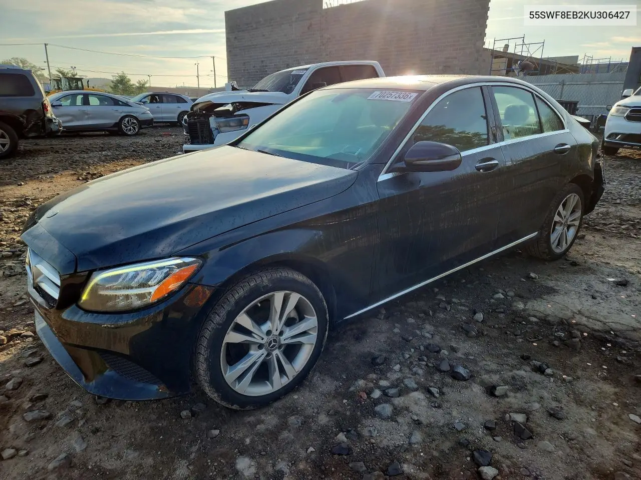 MERCEDES C-KLASSE 2019, VIN 55SWF8EB2KU306427