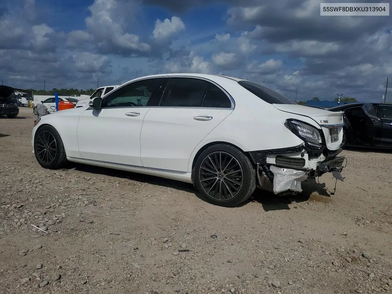 2019 MERCEDES C-KLASSE VIN 55SWF8DBXKU313904 — фото 2