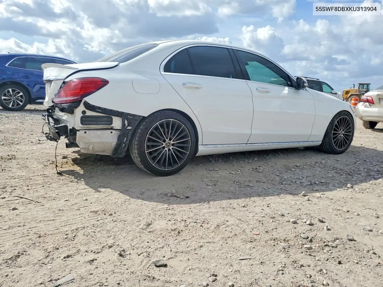 2019 MERCEDES C-KLASSE VIN 55SWF8DBXKU313904 — фото 3