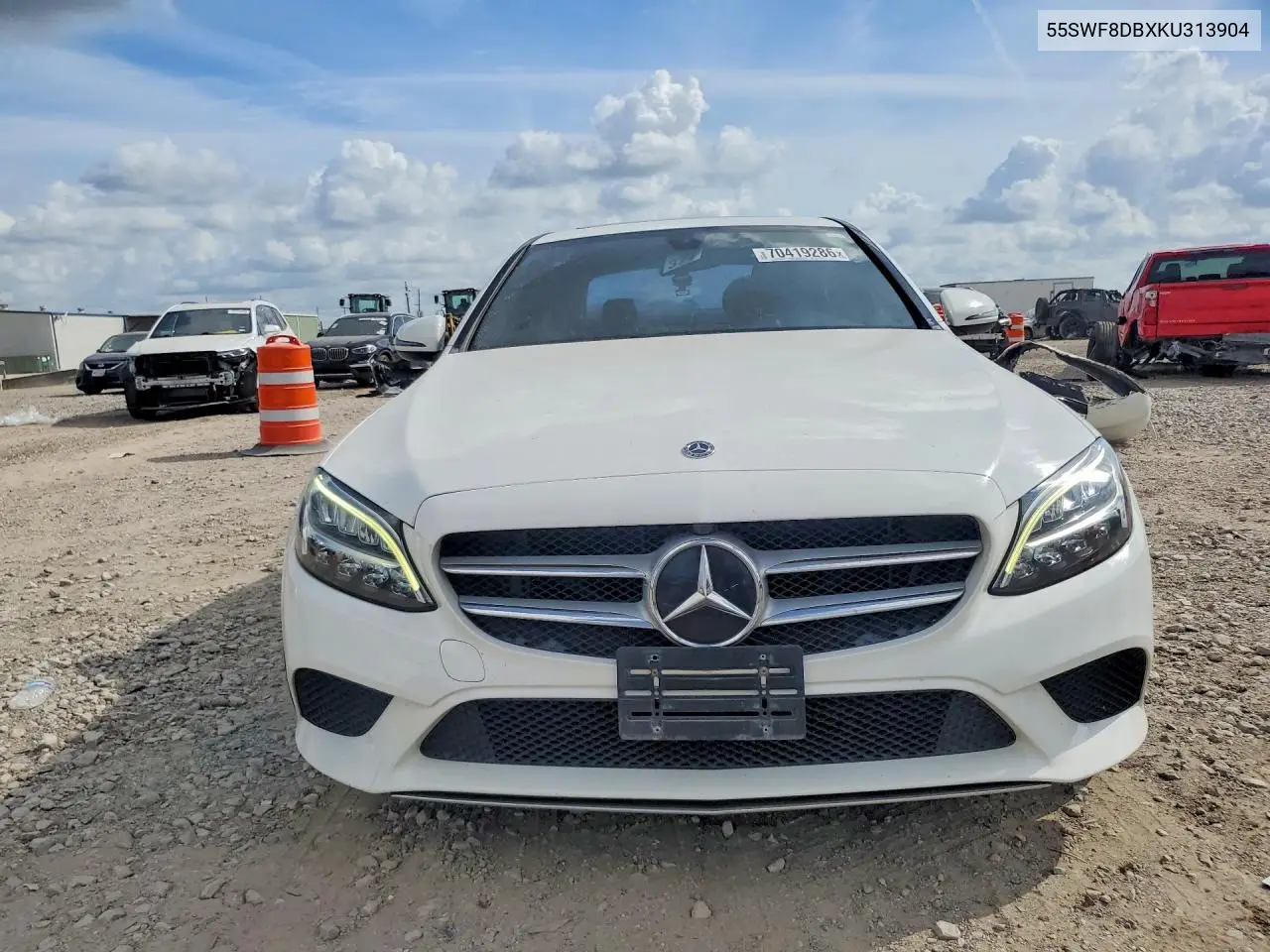 2019 MERCEDES C-KLASSE VIN 55SWF8DBXKU313904 — фото 5