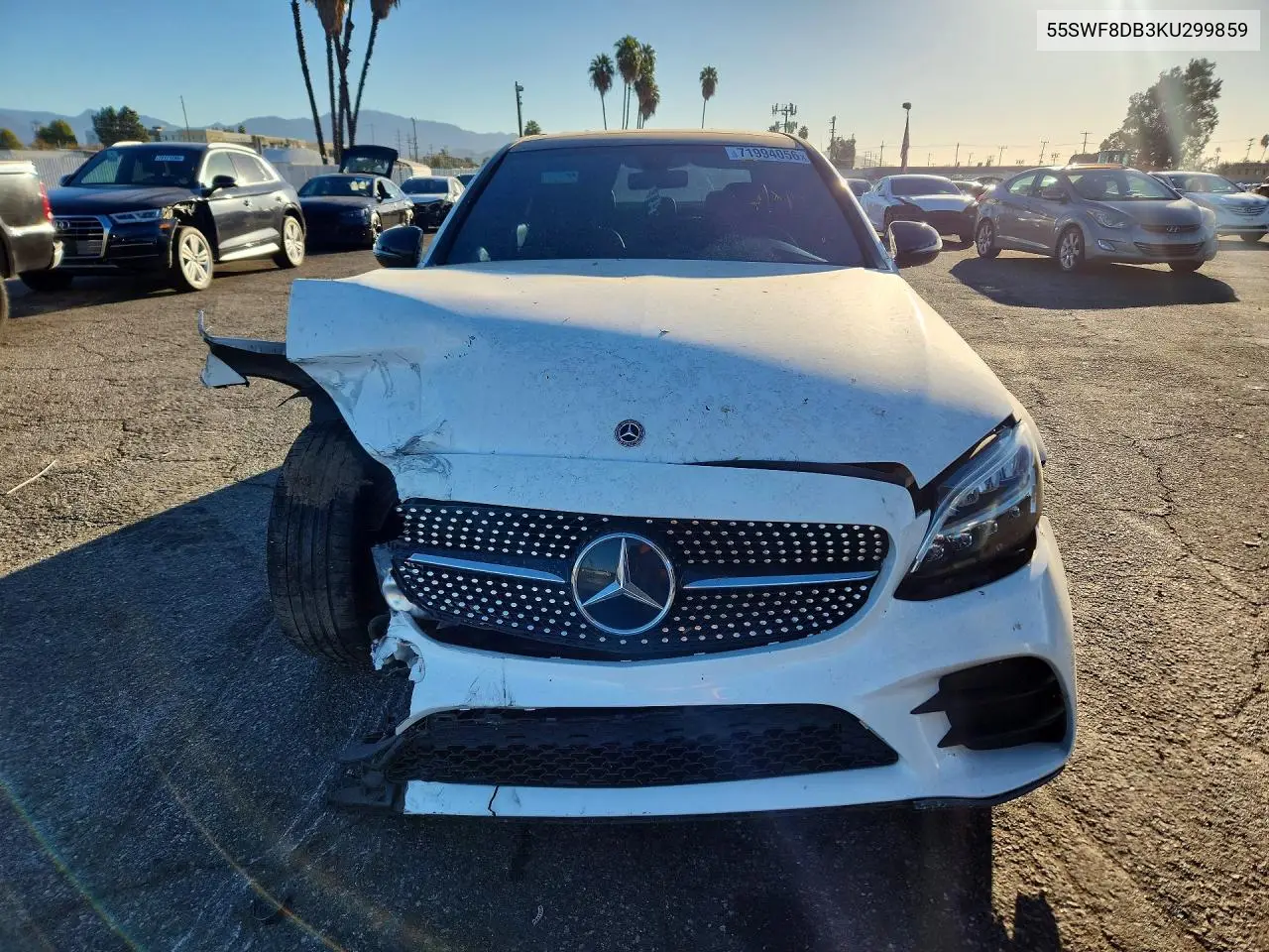 2019 MERCEDES C-KLASSE VIN 55SWF8DB3KU299859 — фото 5