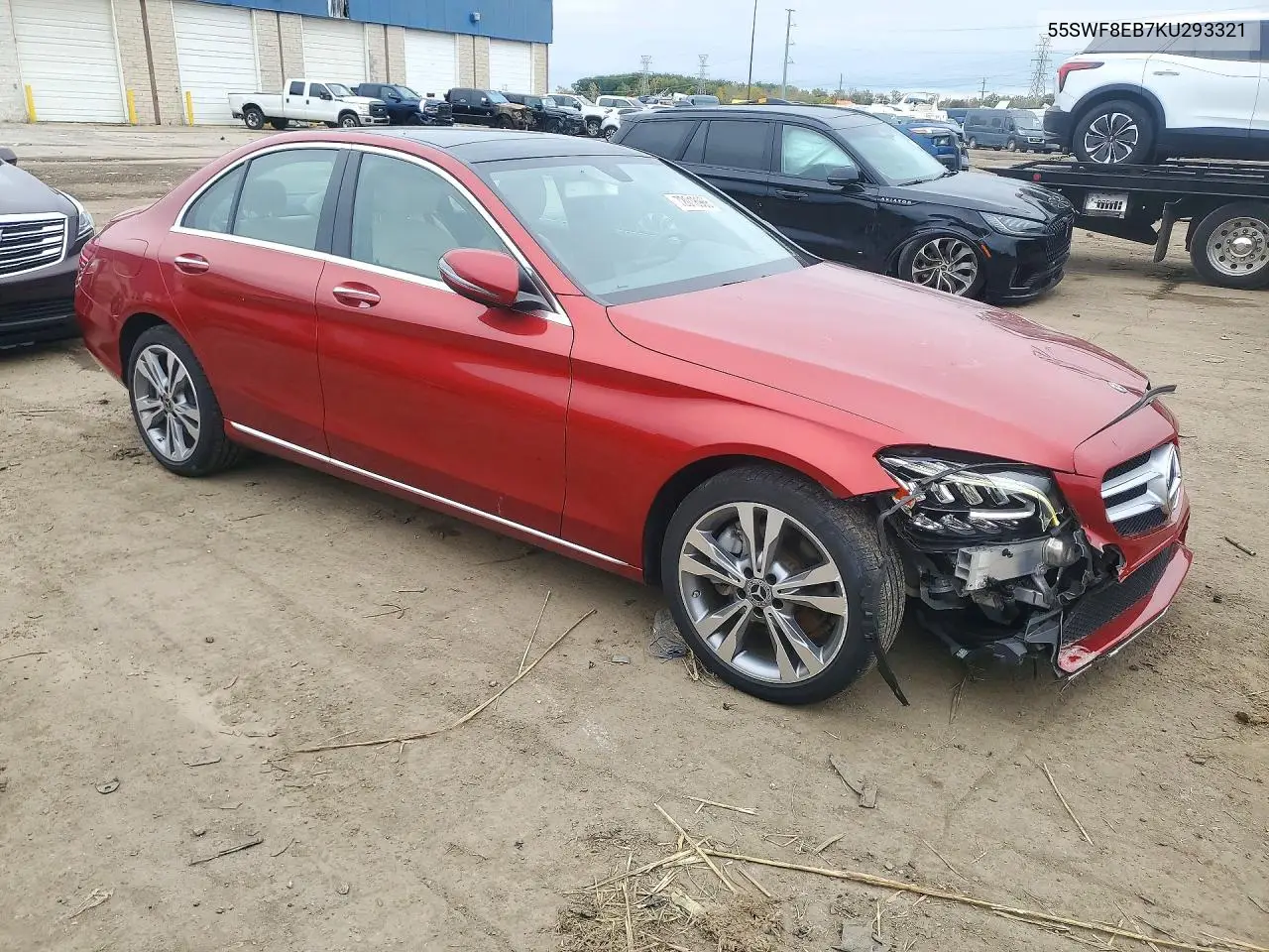 2019 MERCEDES C-KLASSE VIN 55SWF8EB7KU293321 — фото 4