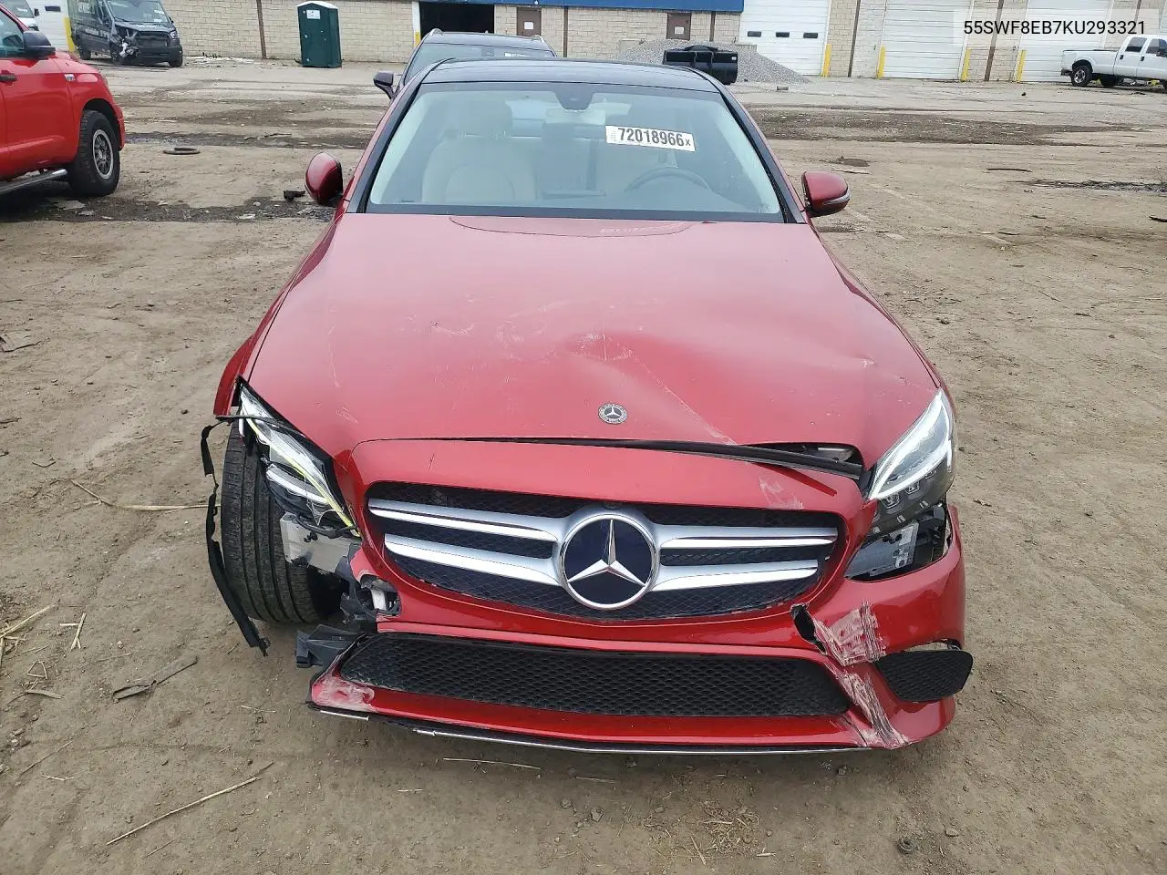 2019 MERCEDES C-KLASSE VIN 55SWF8EB7KU293321 — фото 5
