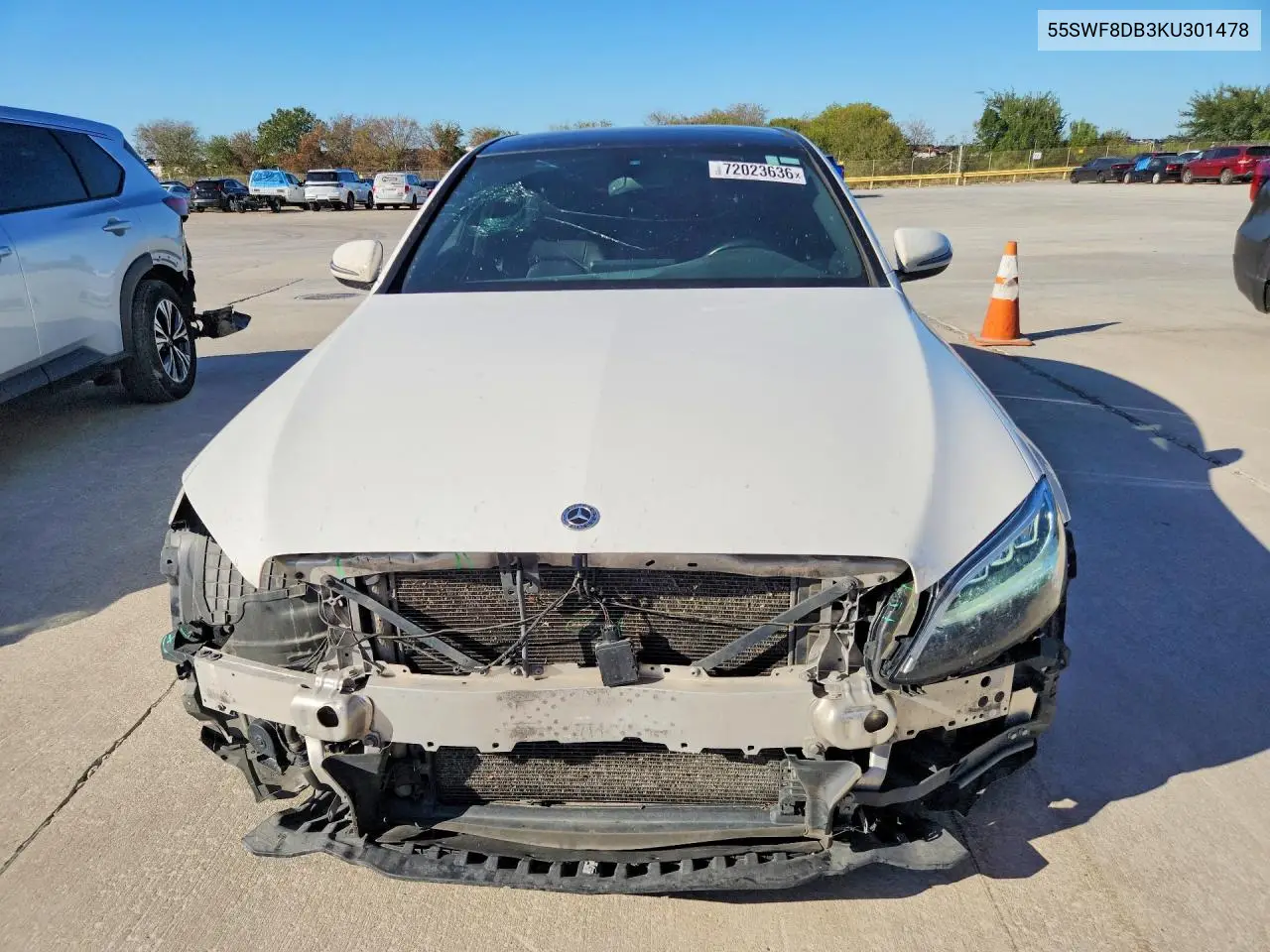2019 MERCEDES C-KLASSE VIN 55SWF8DB3KU301478 — фото 5