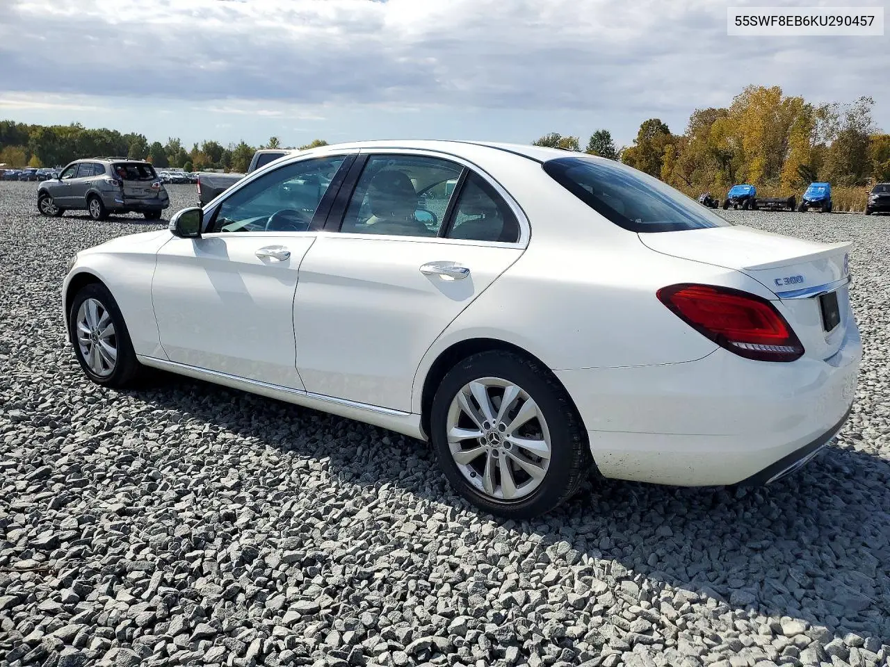 2019 MERCEDES C-KLASSE VIN 55SWF8EB6KU290457 — фото 2