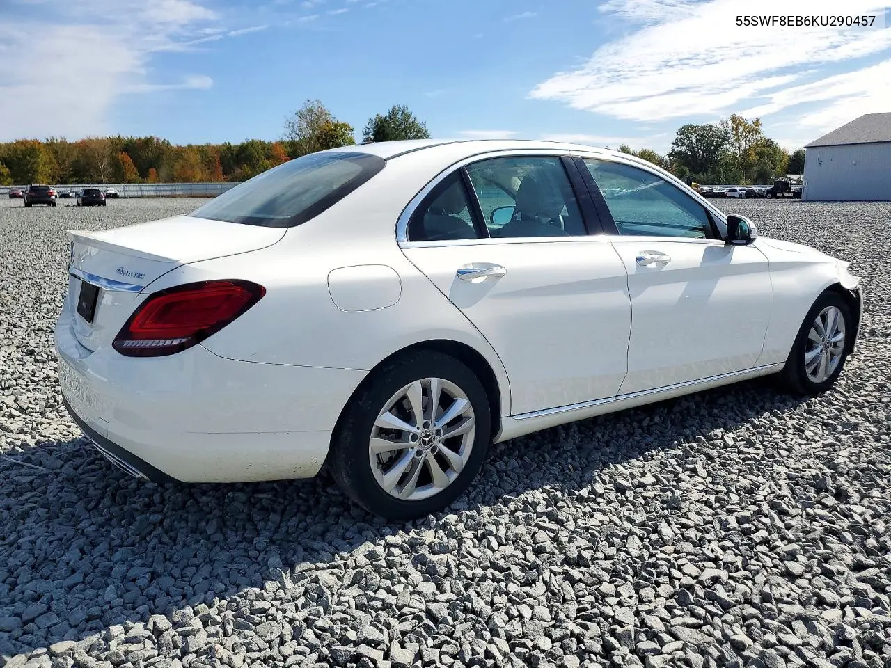 2019 MERCEDES C-KLASSE VIN 55SWF8EB6KU290457 — фото 3