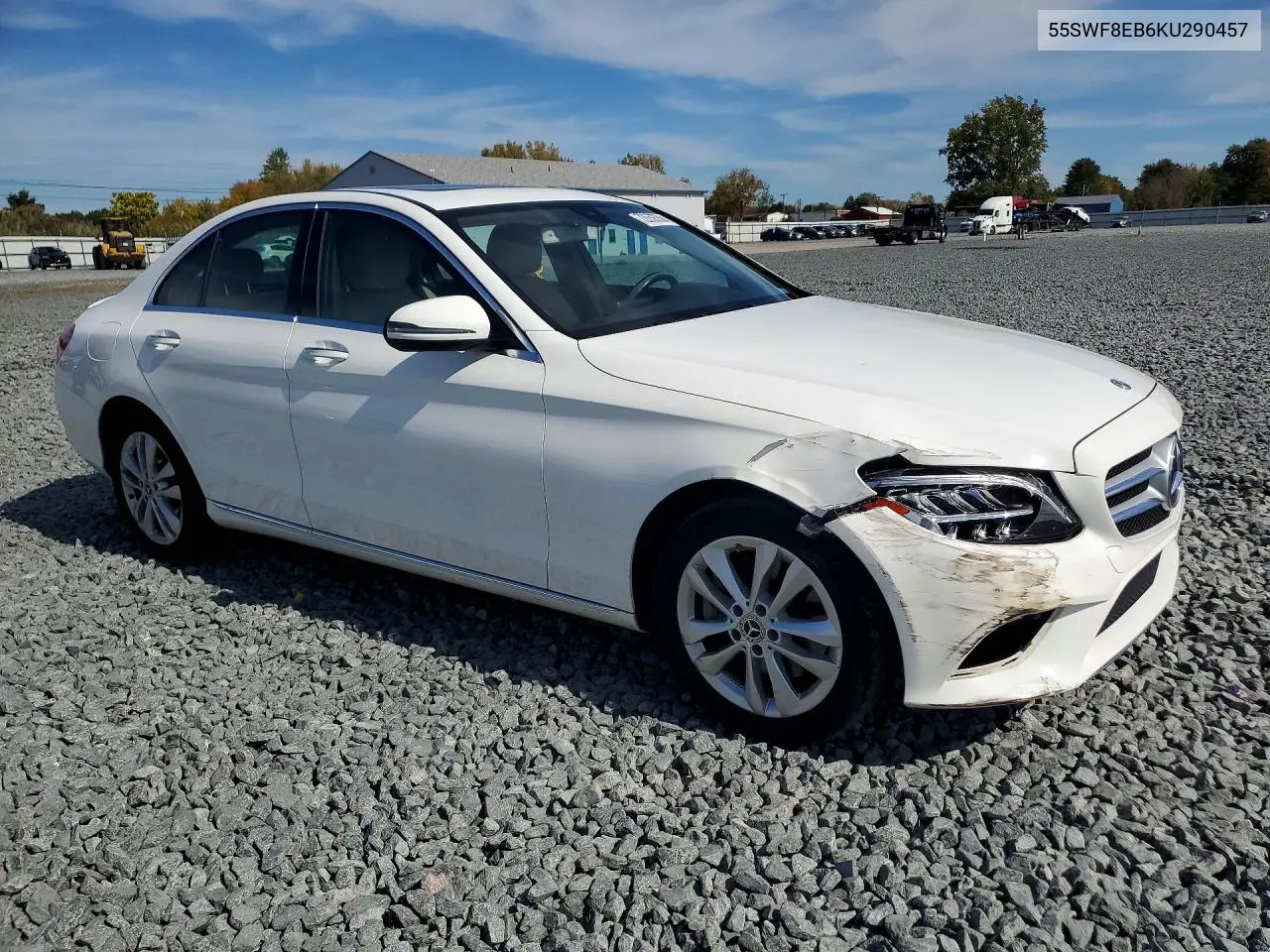 2019 MERCEDES C-KLASSE VIN 55SWF8EB6KU290457 — фото 4