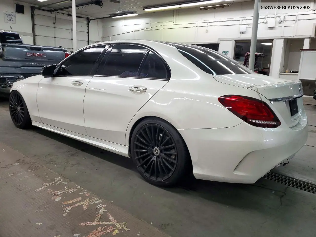 2019 MERCEDES C-KLASSE VIN 55SWF8EB0KU292902 — фото 2