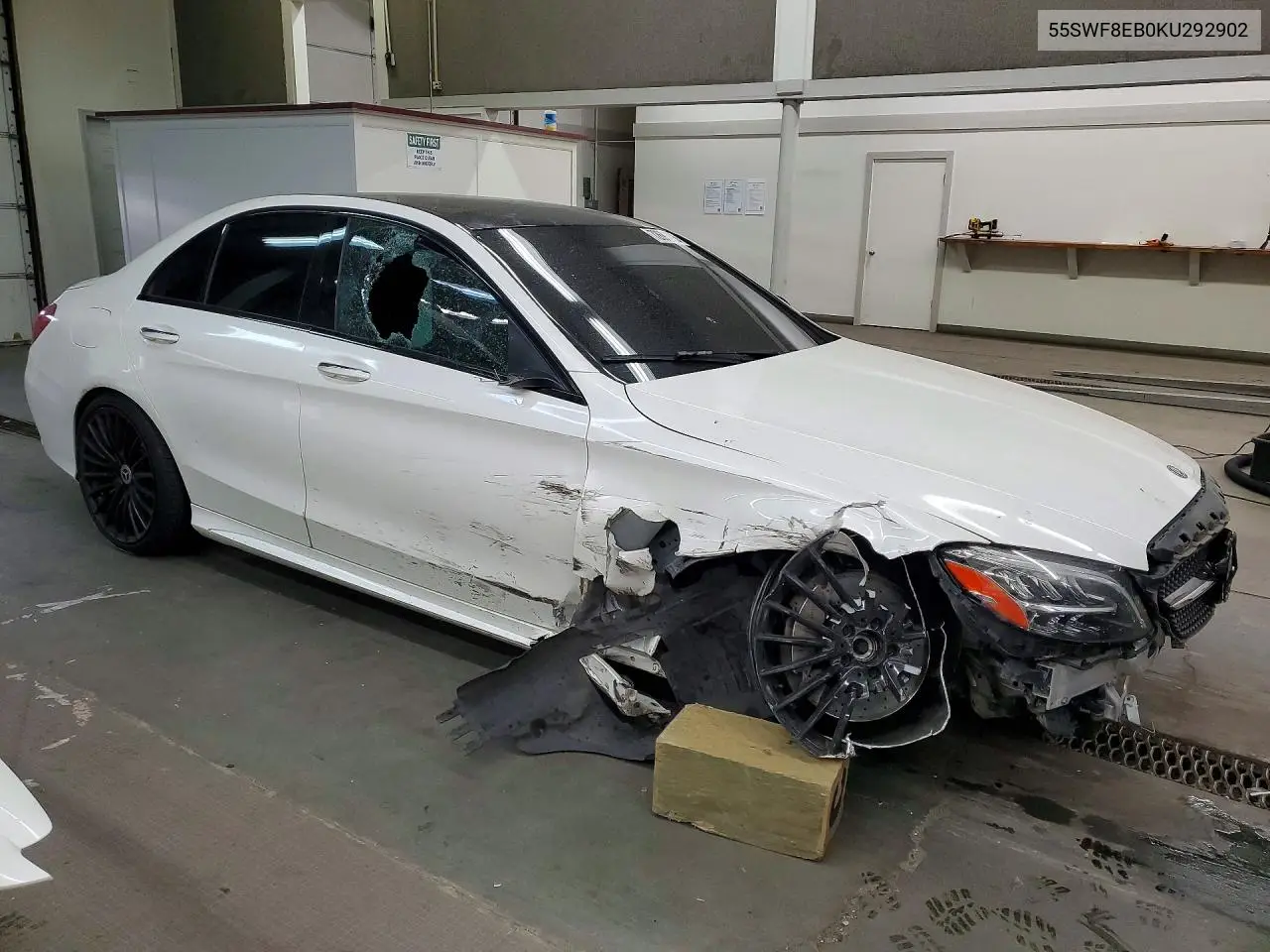 2019 MERCEDES C-KLASSE VIN 55SWF8EB0KU292902 — фото 4