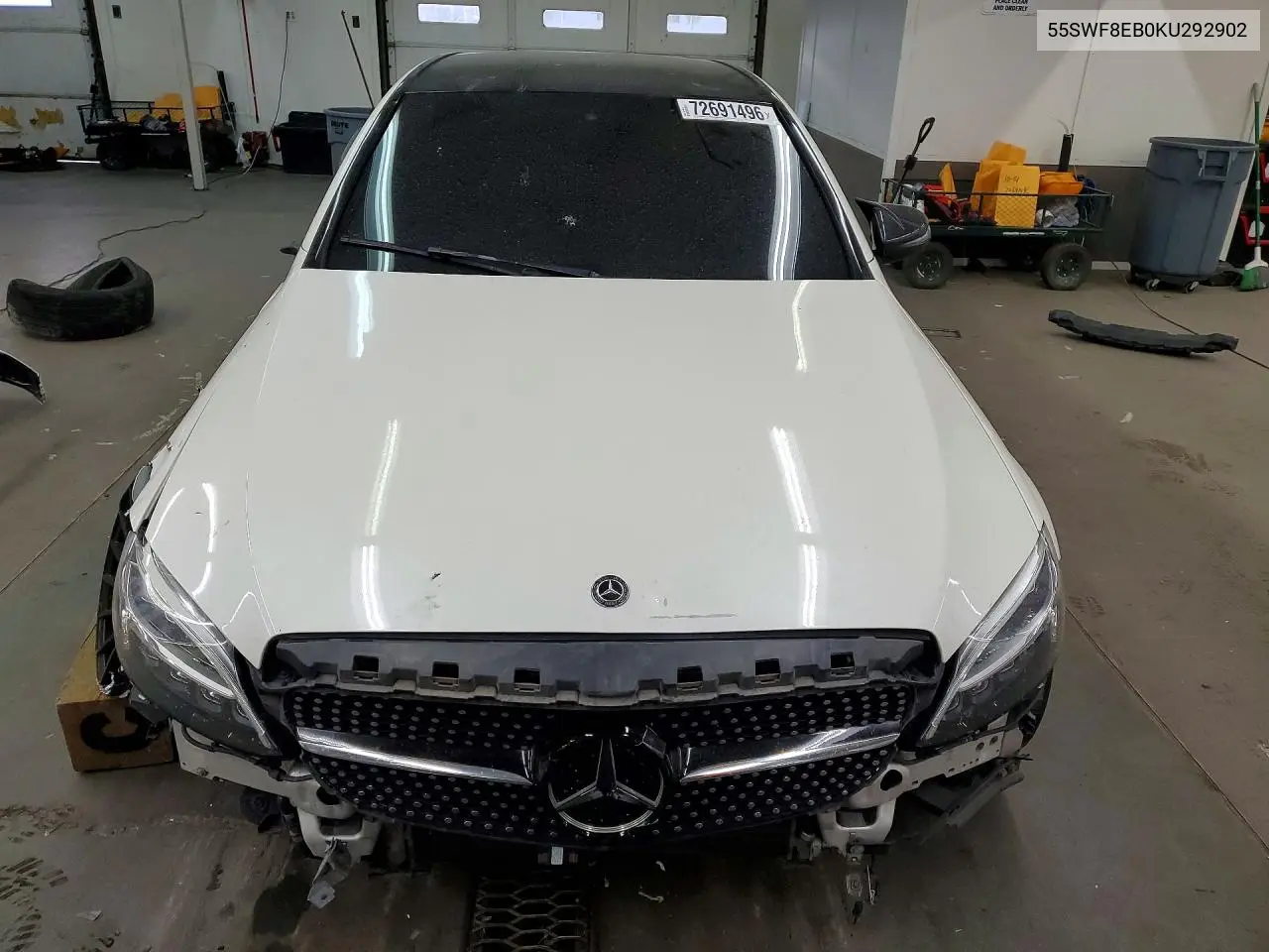 2019 MERCEDES C-KLASSE VIN 55SWF8EB0KU292902 — фото 5