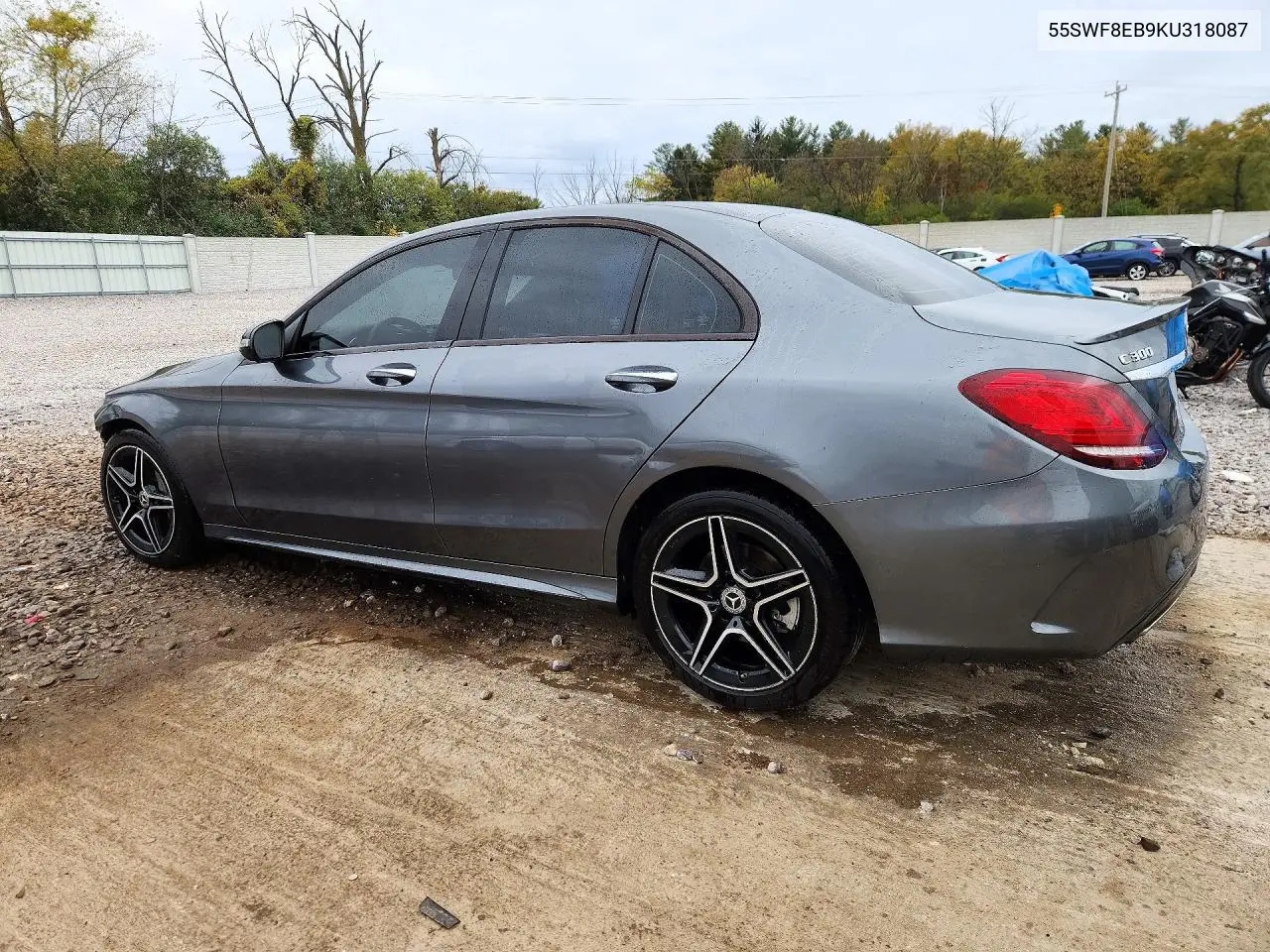 2019 MERCEDES C-KLASSE VIN 55SWF8EB9KU318087 — фото 2