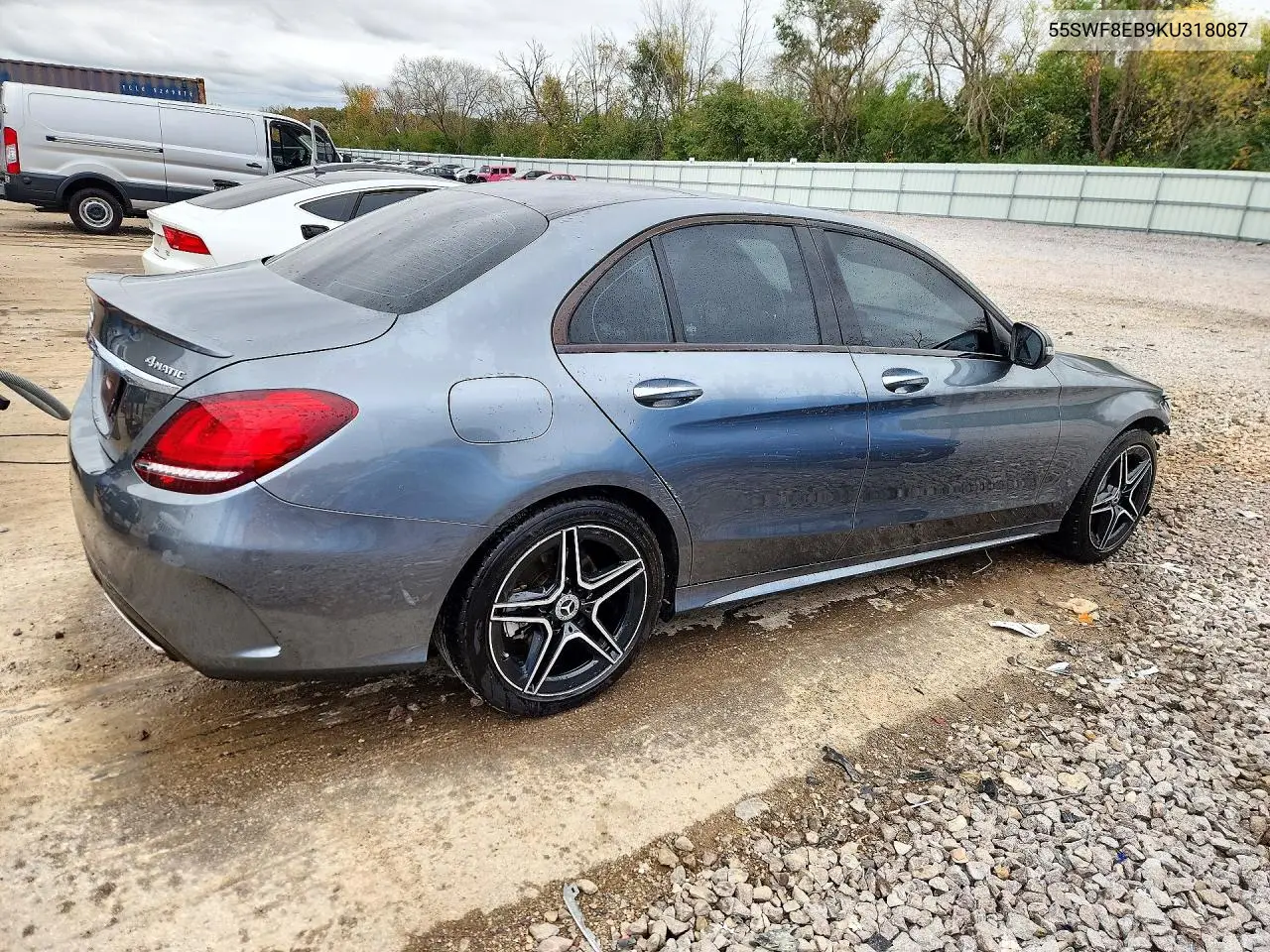 2019 MERCEDES C-KLASSE VIN 55SWF8EB9KU318087 — фото 3