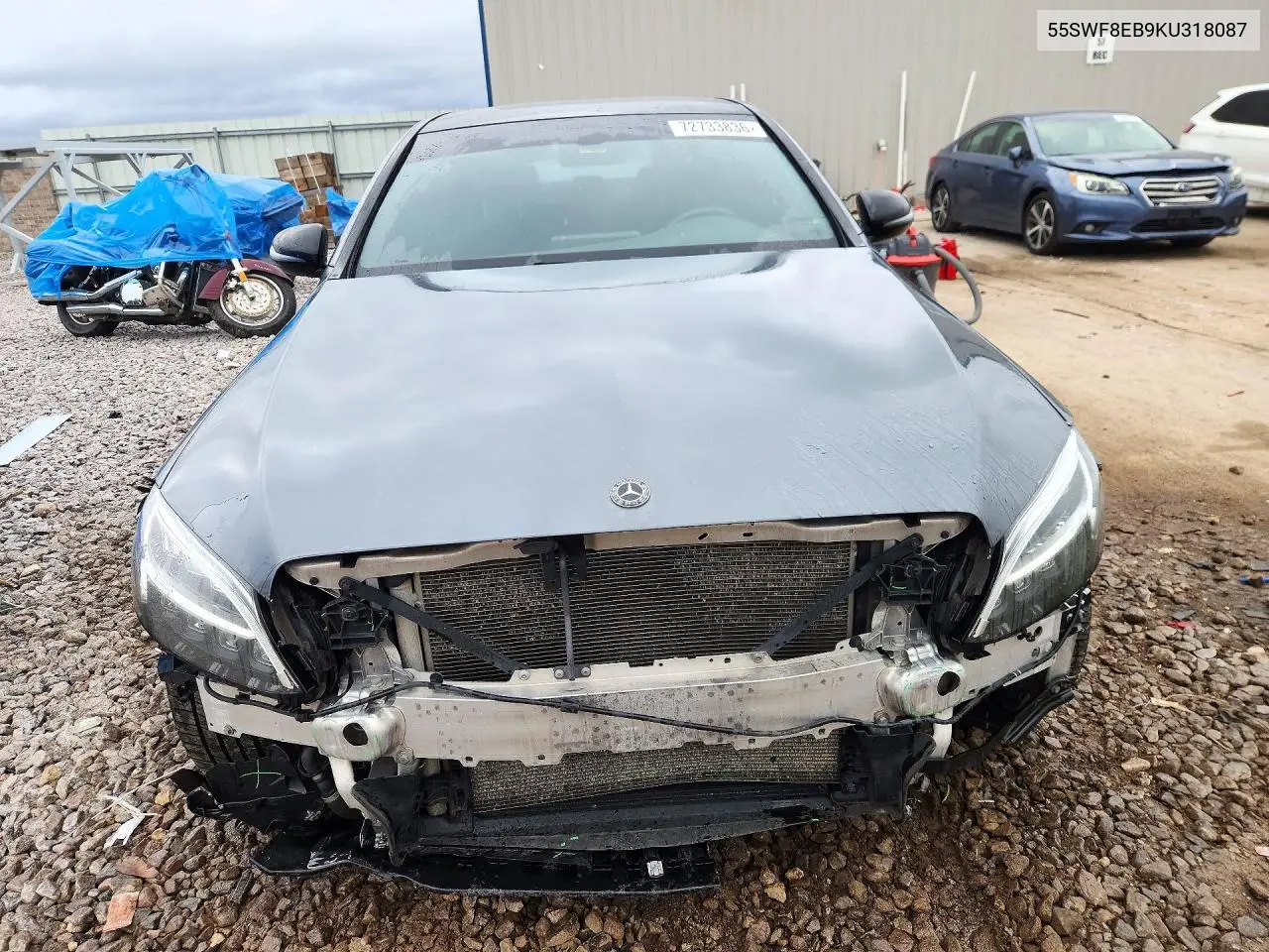 2019 MERCEDES C-KLASSE VIN 55SWF8EB9KU318087 — фото 5