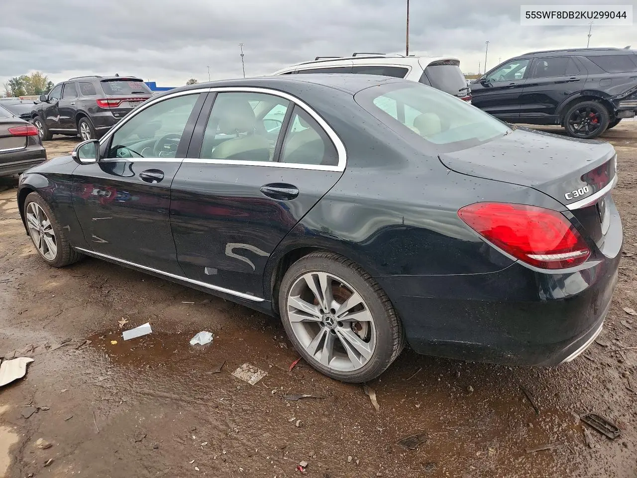 2019 MERCEDES C-KLASSE VIN 55SWF8DB2KU299044 — фото 2