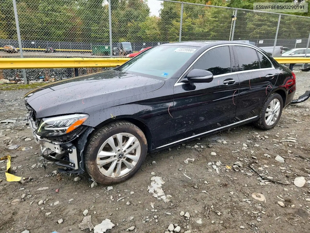 MERCEDES C-KLASSE 2019, VIN 55SWF8EB5KU290191