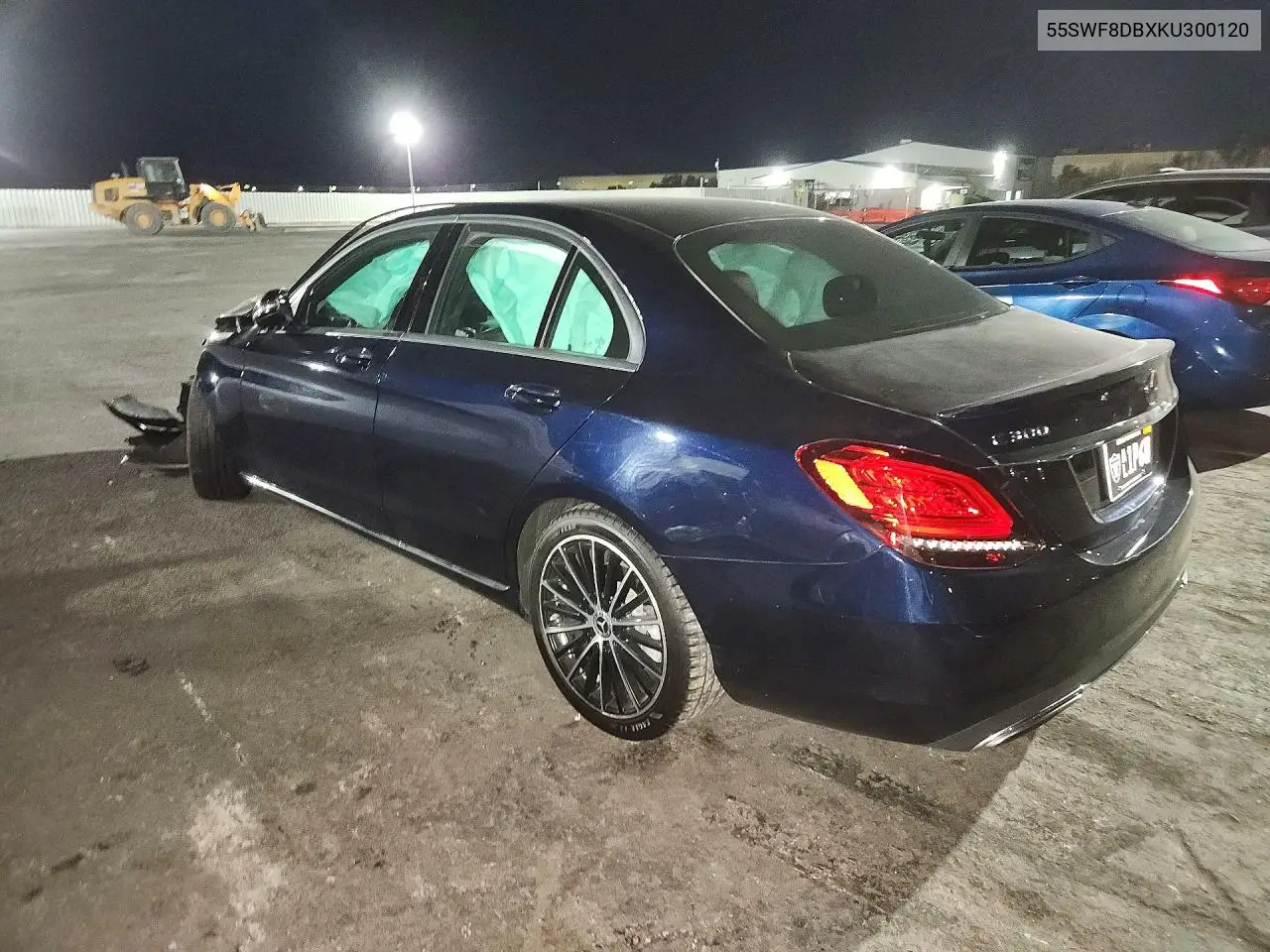 2019 MERCEDES C-KLASSE VIN 55SWF8DBXKU300120 — фото 2