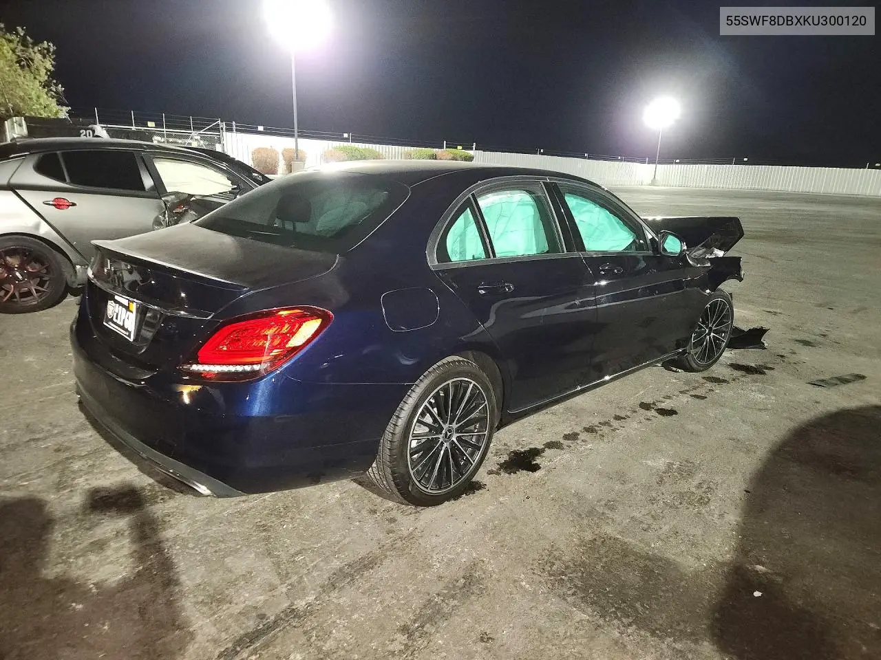 2019 MERCEDES C-KLASSE VIN 55SWF8DBXKU300120 — фото 3