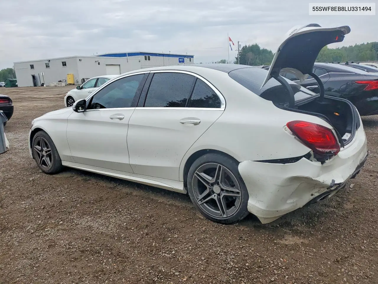 2020 MERCEDES C-KLASSE VIN 55SWF8EB8LU331494 — фото 2