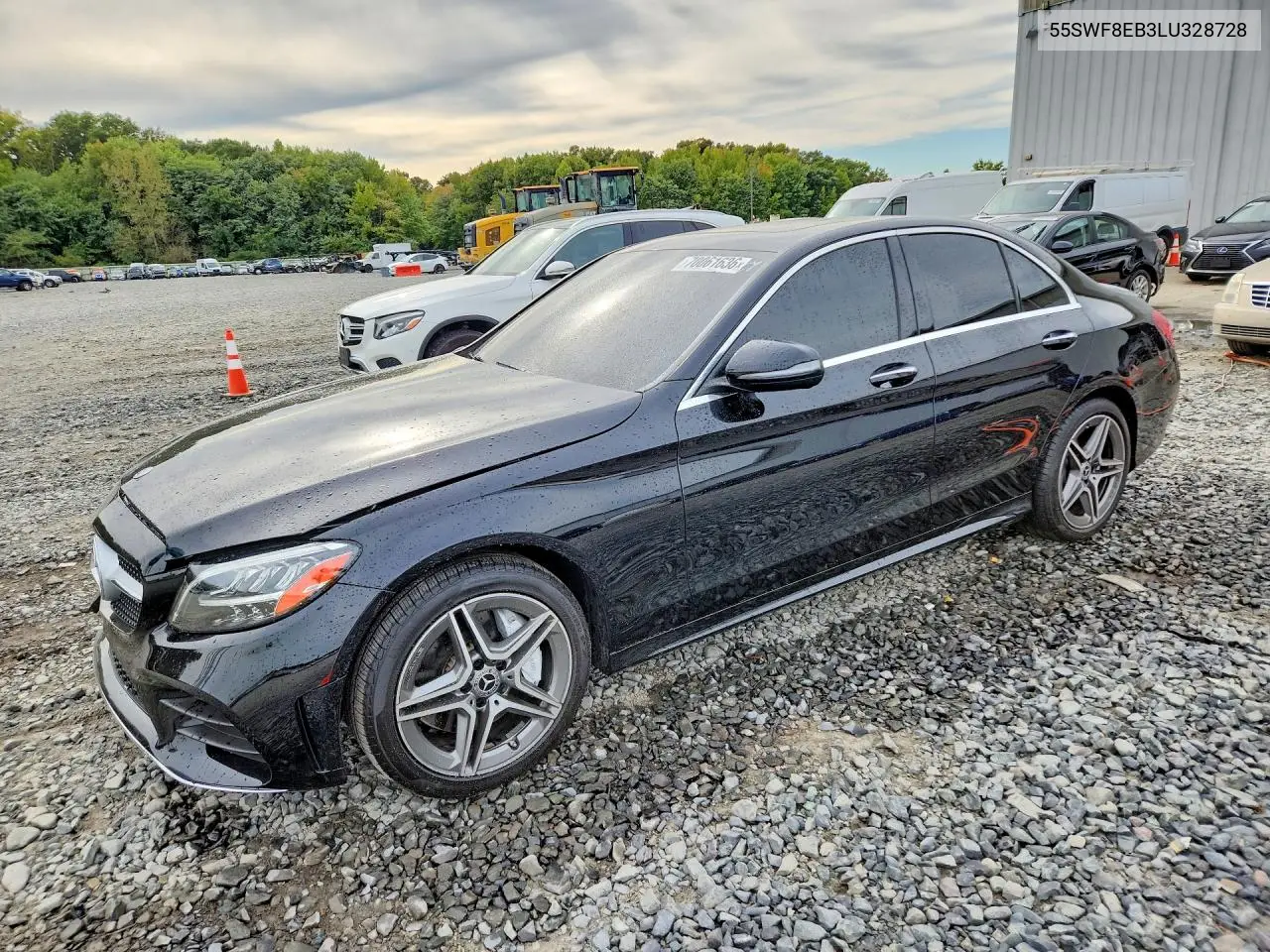 MERCEDES C-KLASSE 2020, VIN 55SWF8EB3LU328728