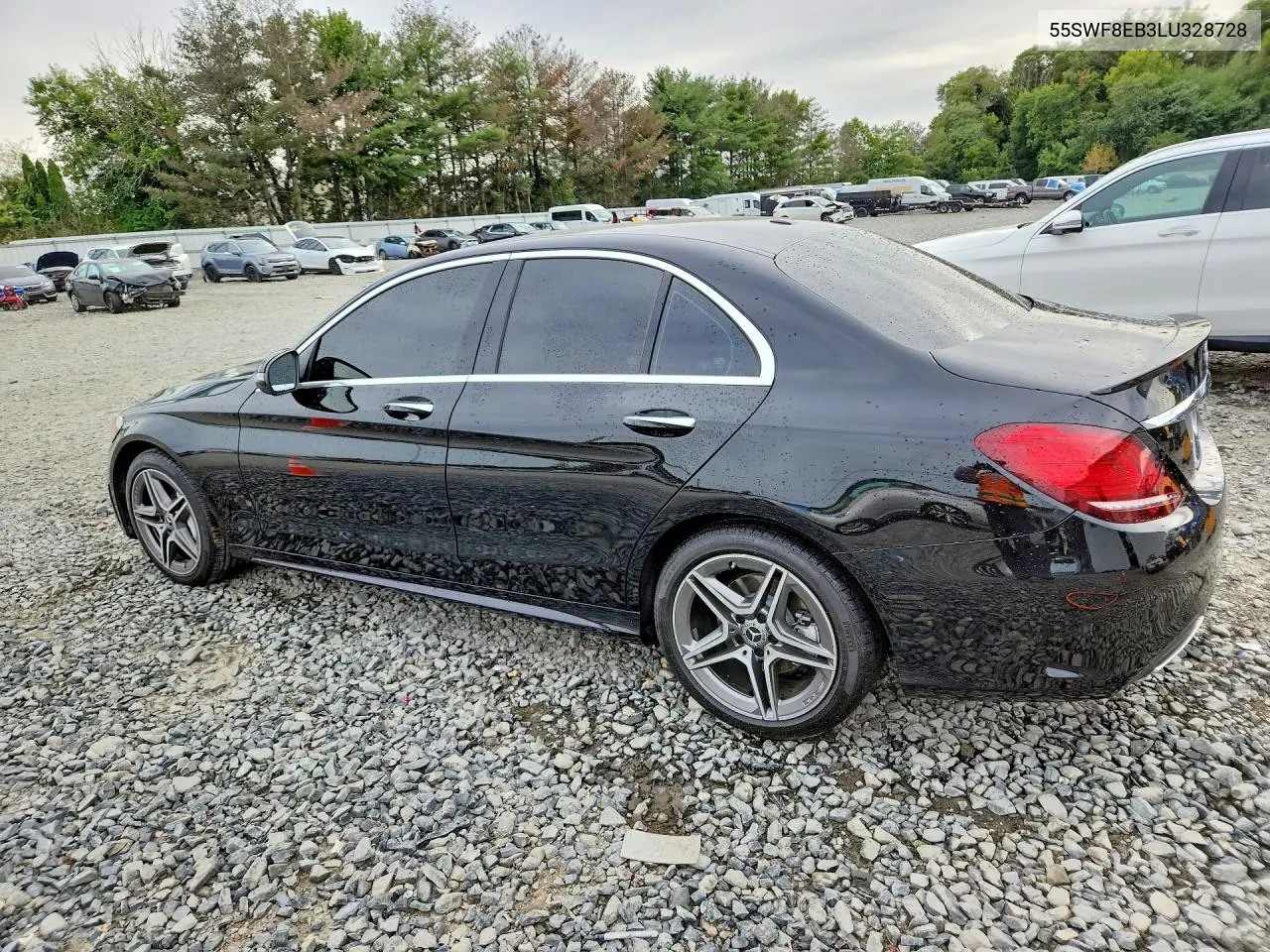 2020 MERCEDES C-KLASSE VIN 55SWF8EB3LU328728 — фото 2