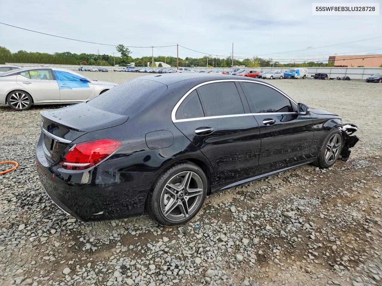 2020 MERCEDES C-KLASSE VIN 55SWF8EB3LU328728 — фото 3