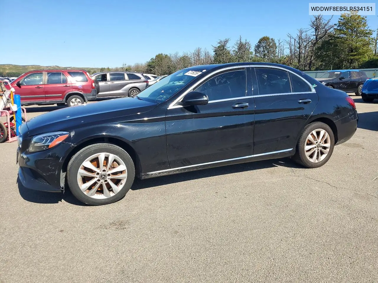 MERCEDES C-KLASSE 2020, VIN WDDWF8EB5LR534151