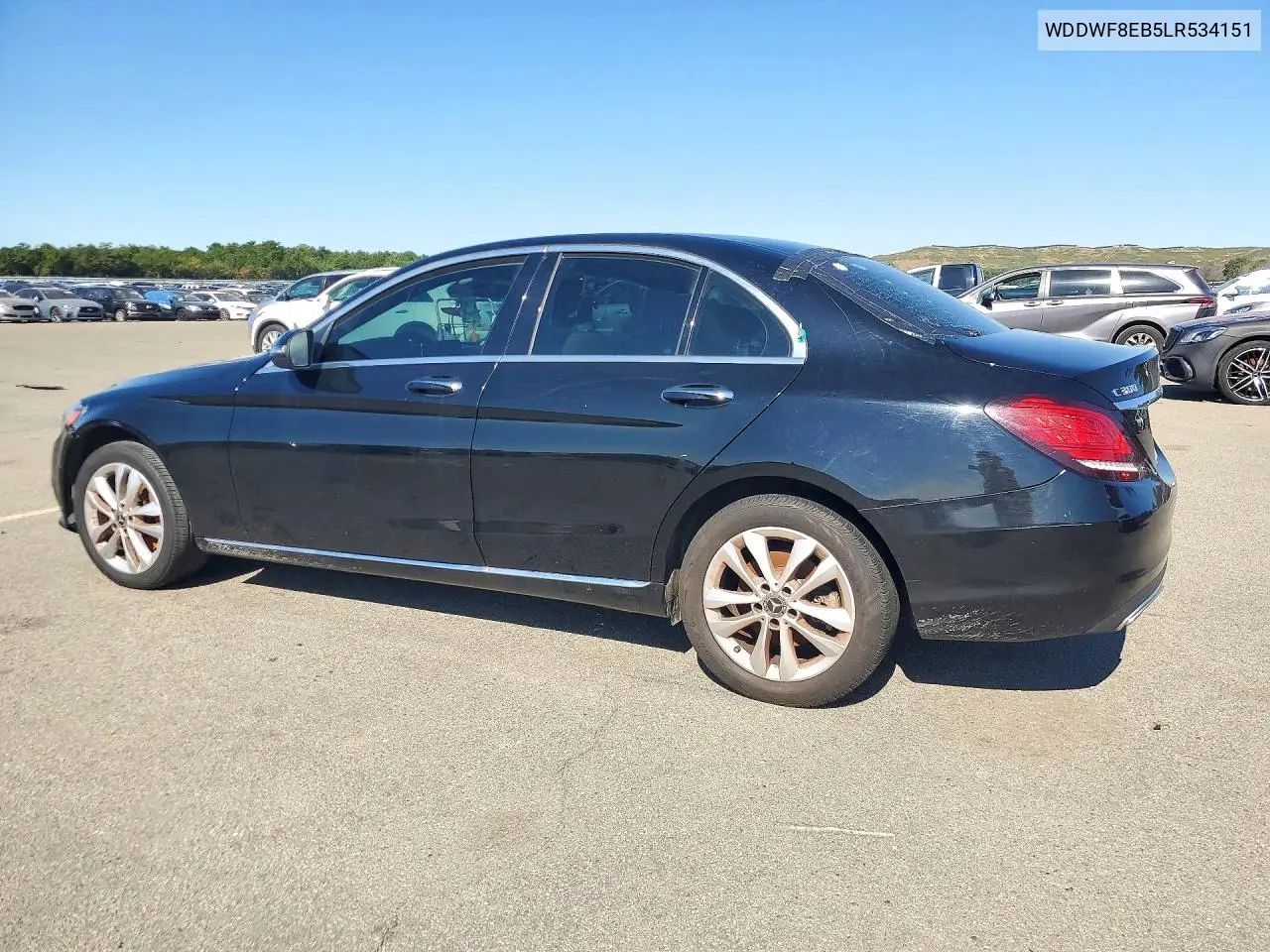 2020 MERCEDES C-KLASSE VIN WDDWF8EB5LR534151 — фото 2