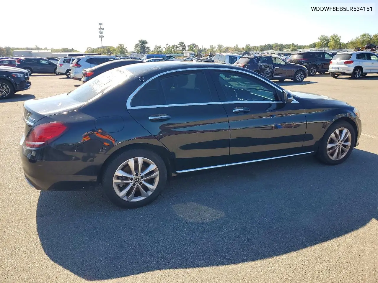 2020 MERCEDES C-KLASSE VIN WDDWF8EB5LR534151 — фото 3