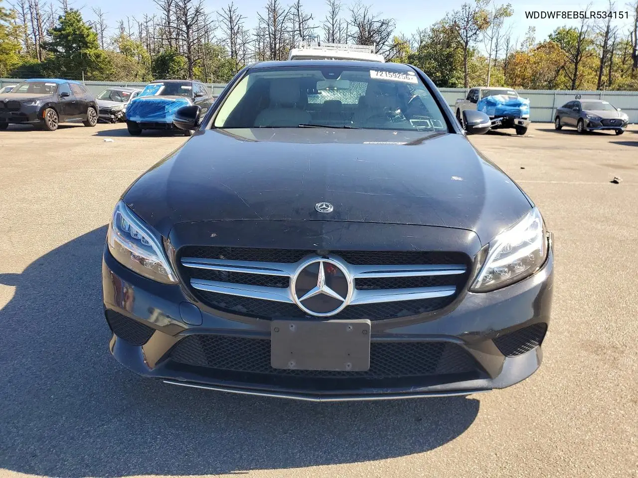 2020 MERCEDES C-KLASSE VIN WDDWF8EB5LR534151 — фото 5