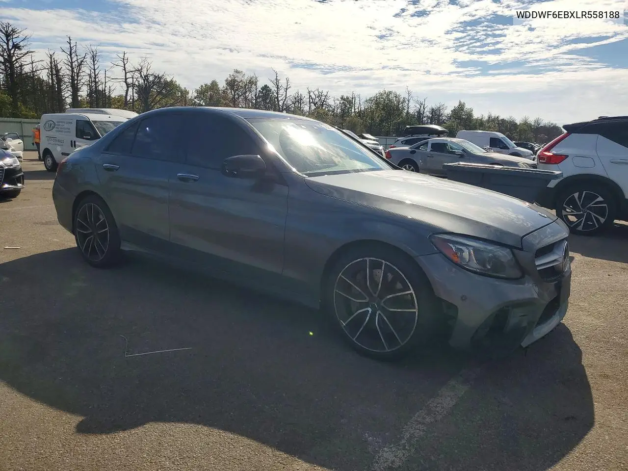 2020 MERCEDES C-KLASSE VIN WDDWF6EBXLR558188 — фото 4