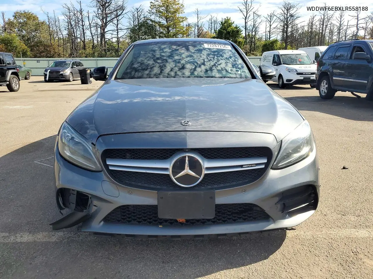 2020 MERCEDES C-KLASSE VIN WDDWF6EBXLR558188 — фото 5