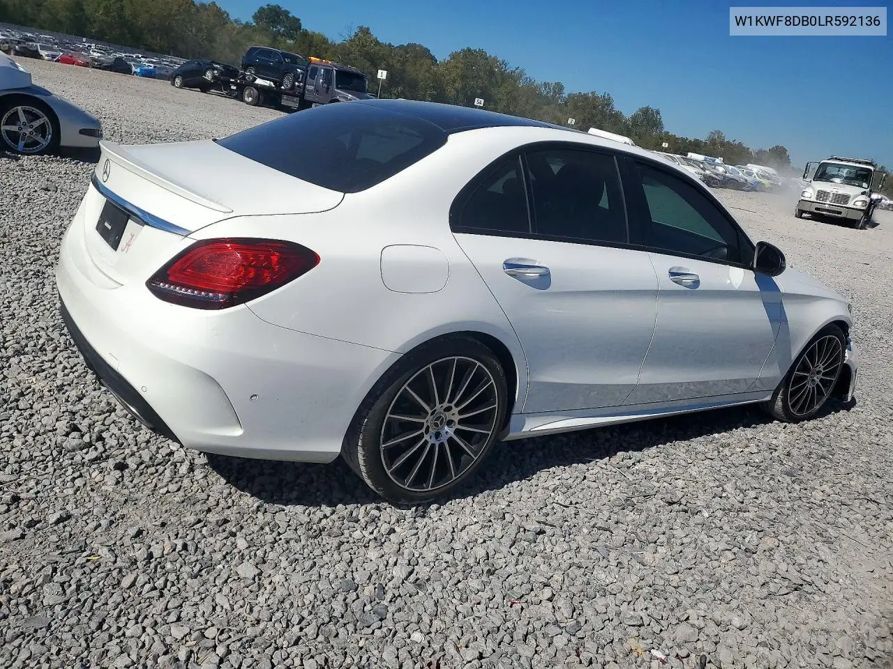 2020 MERCEDES C-KLASSE VIN W1KWF8DB0LR592136 — фото 3