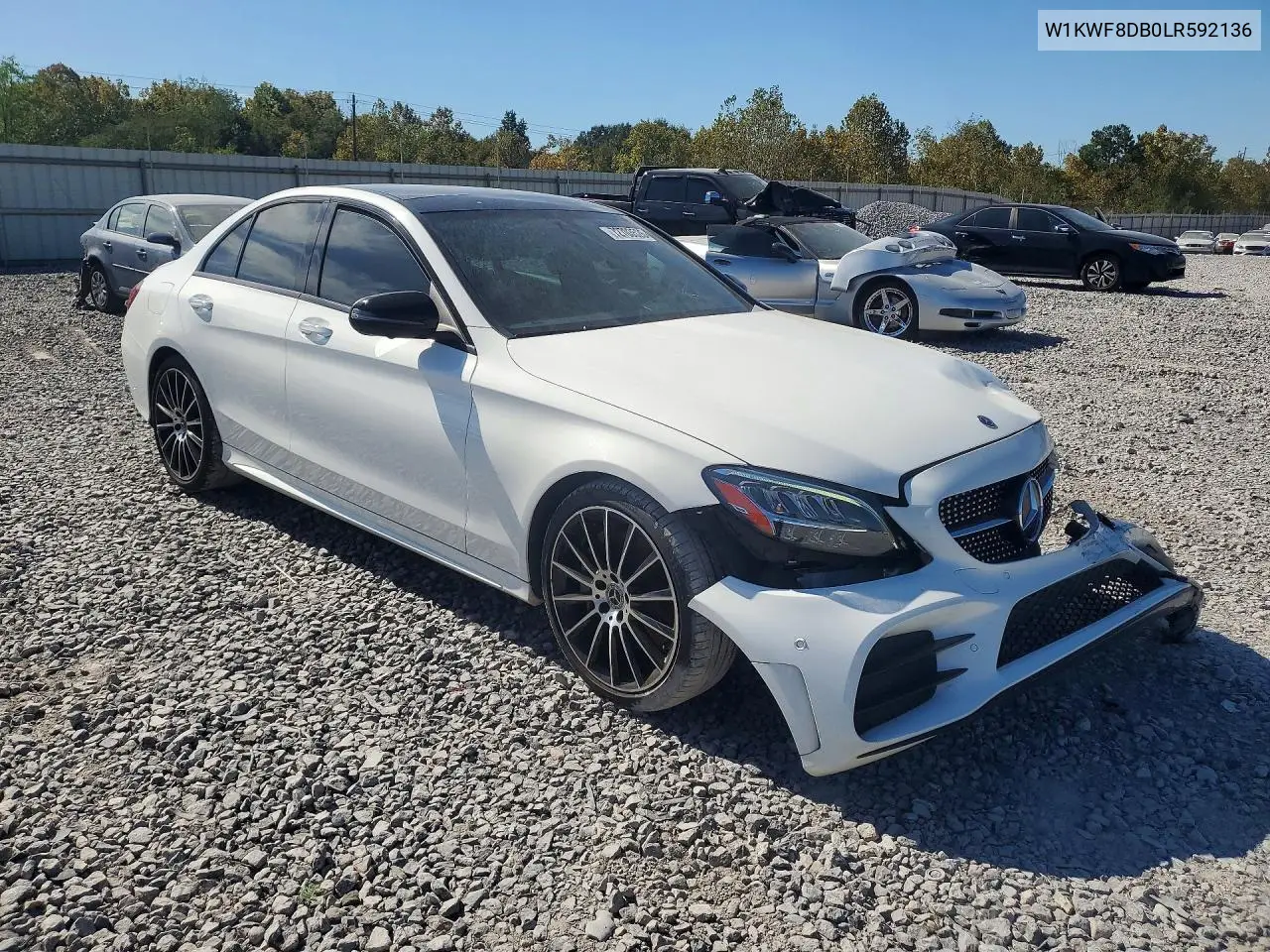 2020 MERCEDES C-KLASSE VIN W1KWF8DB0LR592136 — фото 4