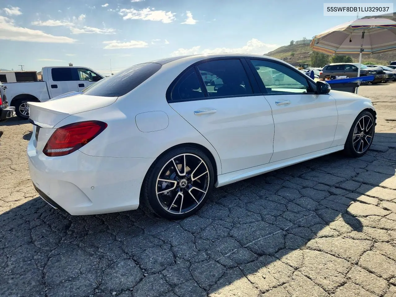2020 MERCEDES C-KLASSE VIN 55SWF8DB1LU329037 — фото 3