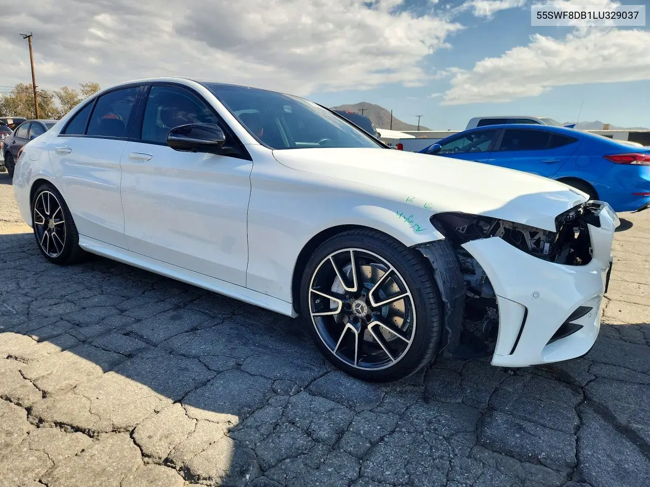 2020 MERCEDES C-KLASSE VIN 55SWF8DB1LU329037 — фото 4