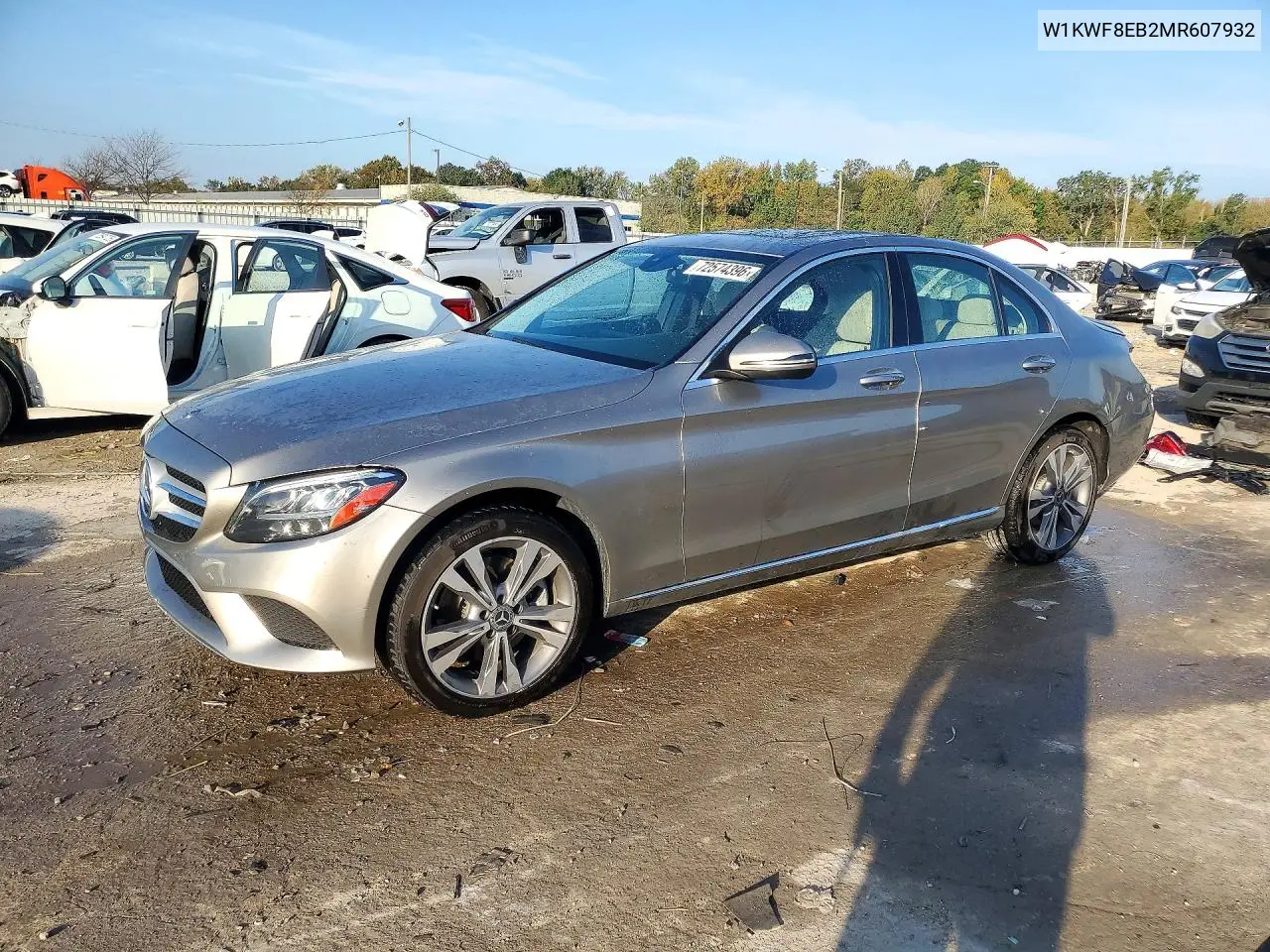 MERCEDES C-KLASSE 2021, VIN W1KWF8EB2MR607932