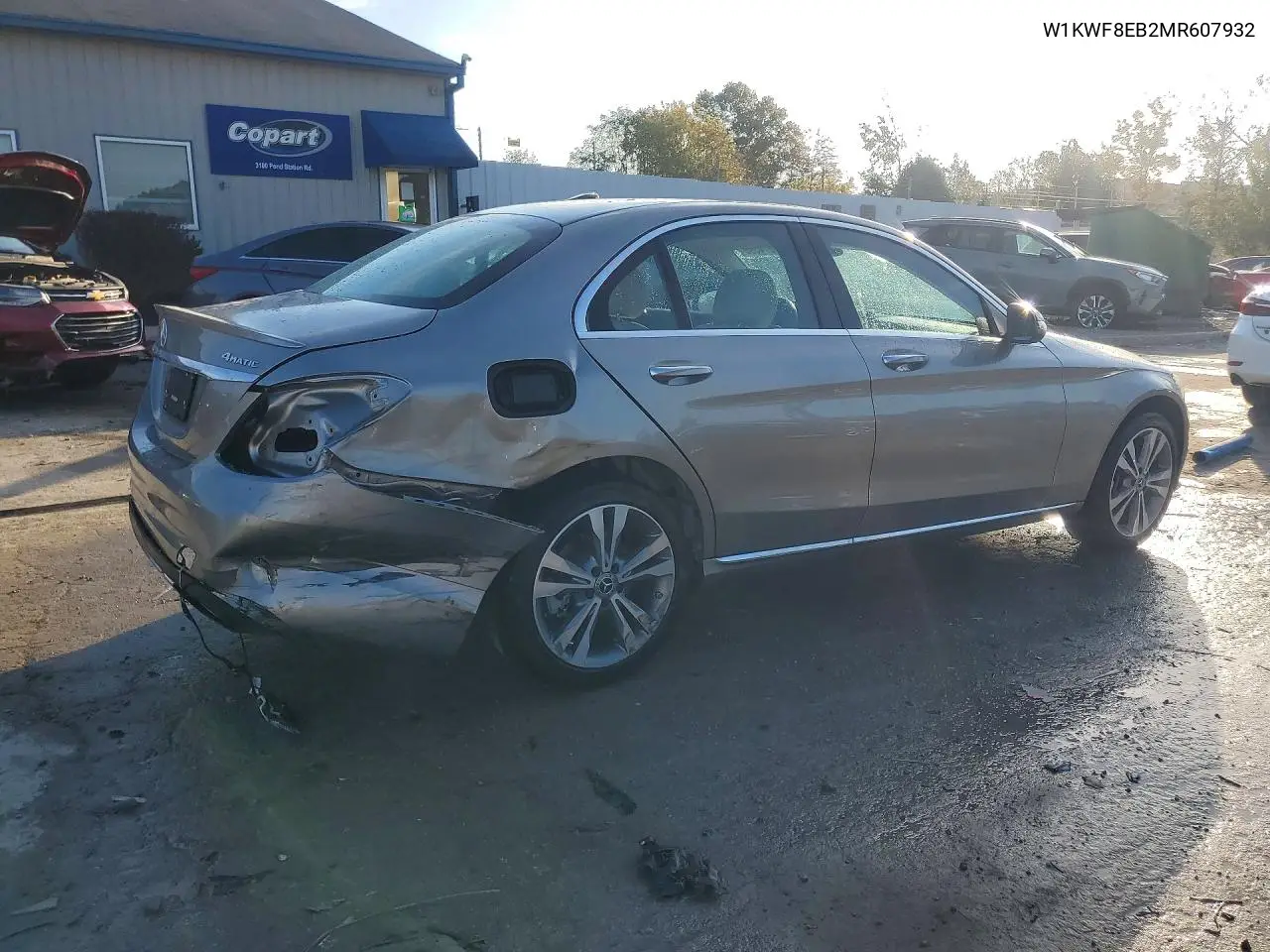 2021 MERCEDES C-KLASSE VIN W1KWF8EB2MR607932 — фото 3