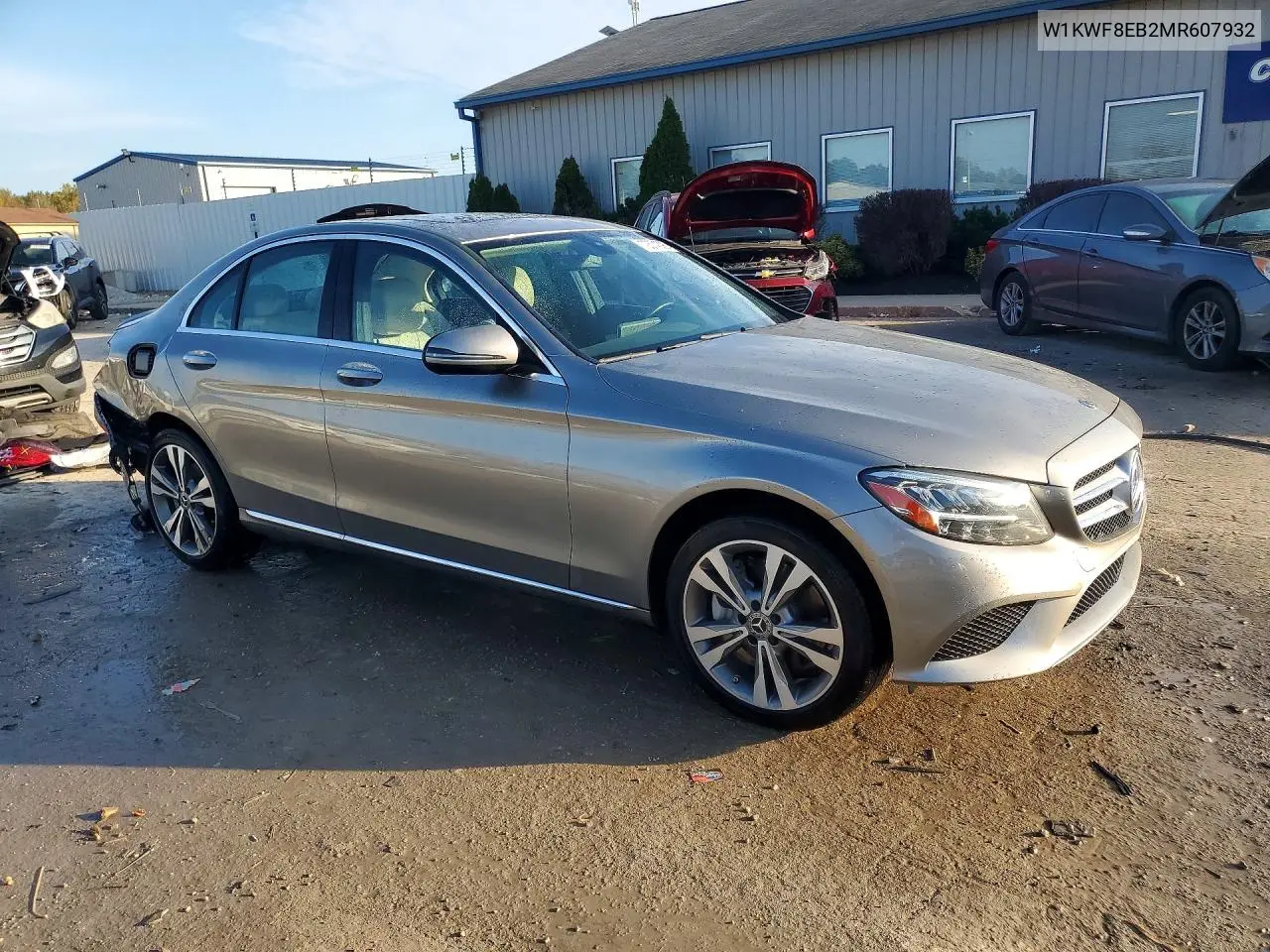 2021 MERCEDES C-KLASSE VIN W1KWF8EB2MR607932 — фото 4