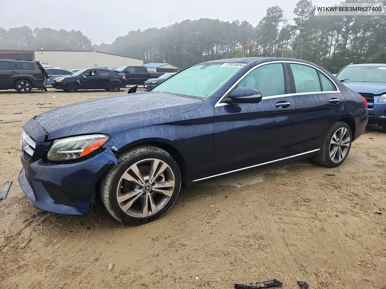 MERCEDES C-KLASSE 2021, VIN W1KWF8EB3MR627400