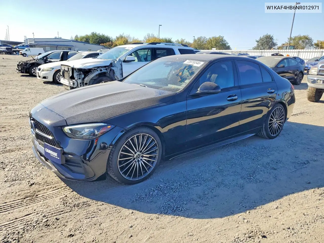 MERCEDES C-KLASSE 2022, VIN W1KAF4HB6NR012971