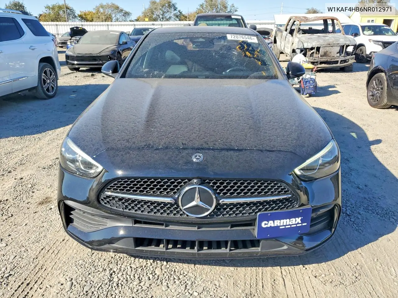 2022 MERCEDES C-KLASSE VIN W1KAF4HB6NR012971 — фото 5