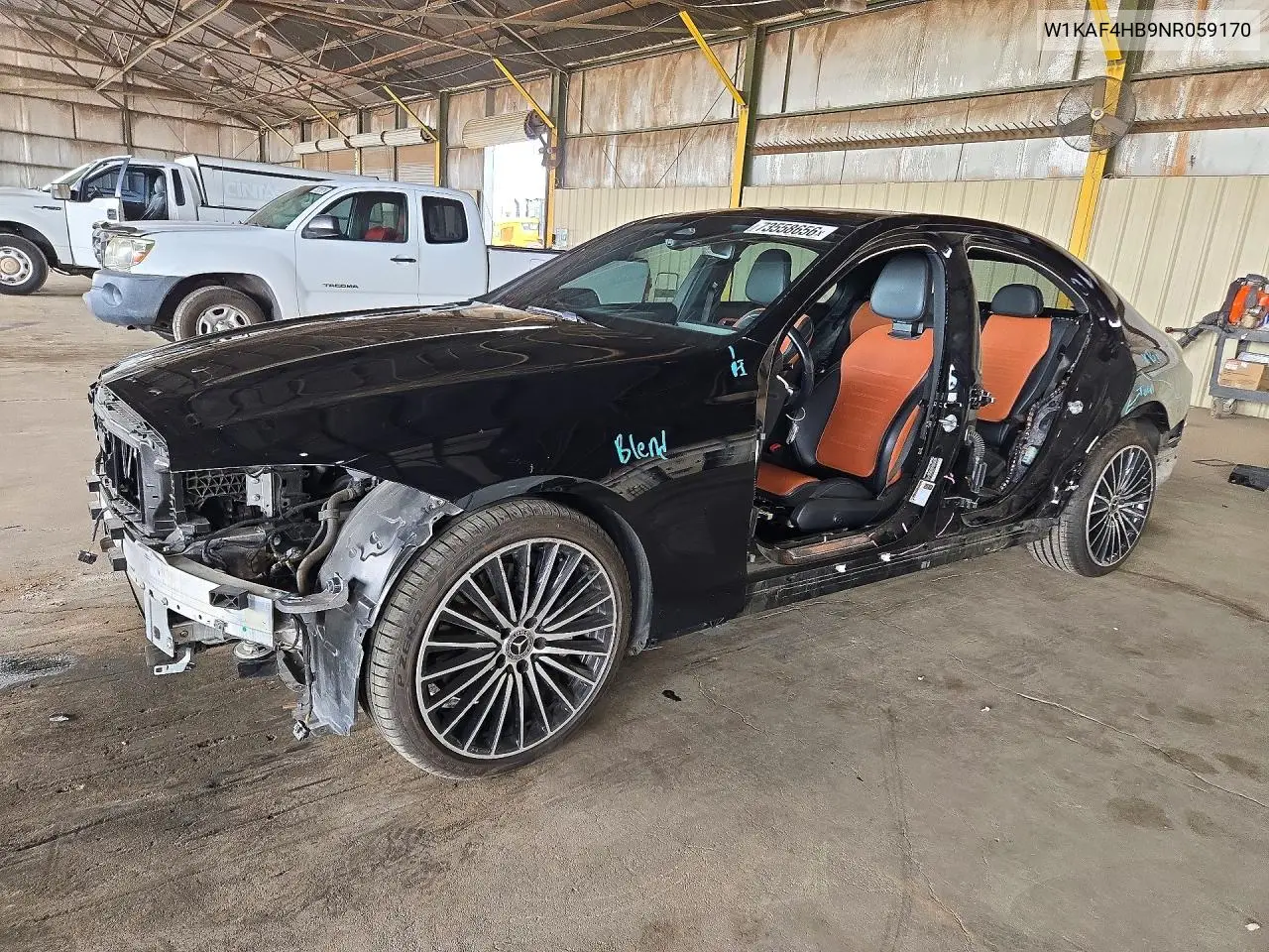 MERCEDES C-KLASSE 2022, VIN W1KAF4HB9NR059170