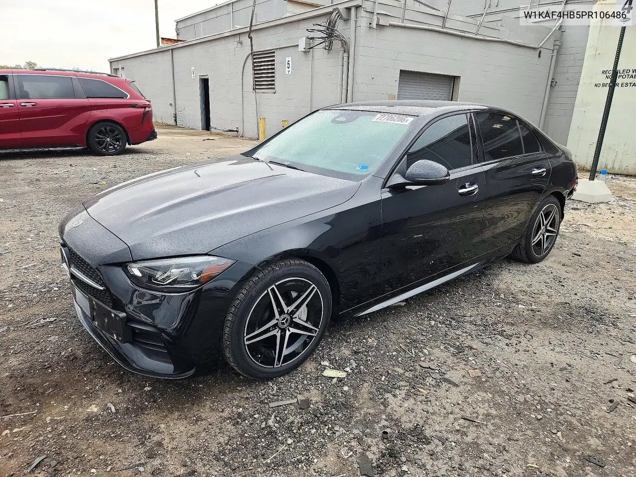 MERCEDES C-KLASSE 2023, VIN W1KAF4HB5PR106486