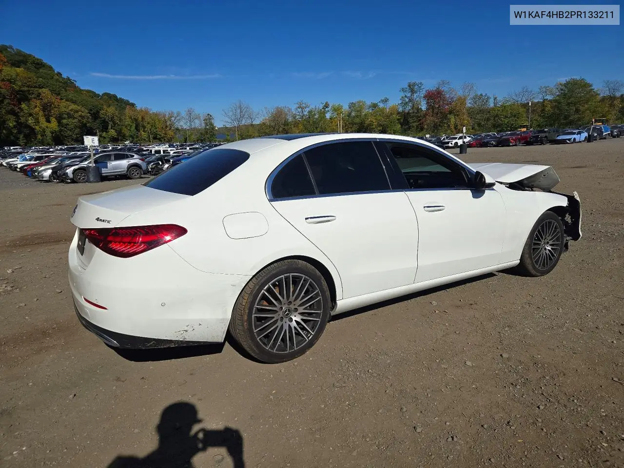 2023 MERCEDES C-KLASSE VIN W1KAF4HB2PR133211 — фото 3