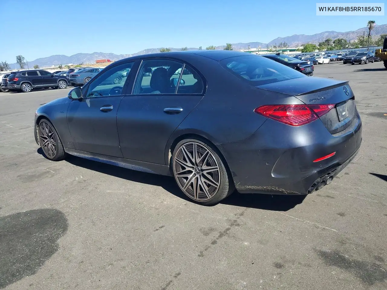 2024 MERCEDES C-KLASSE VIN W1KAF8HB5RR185670 — фото 2
