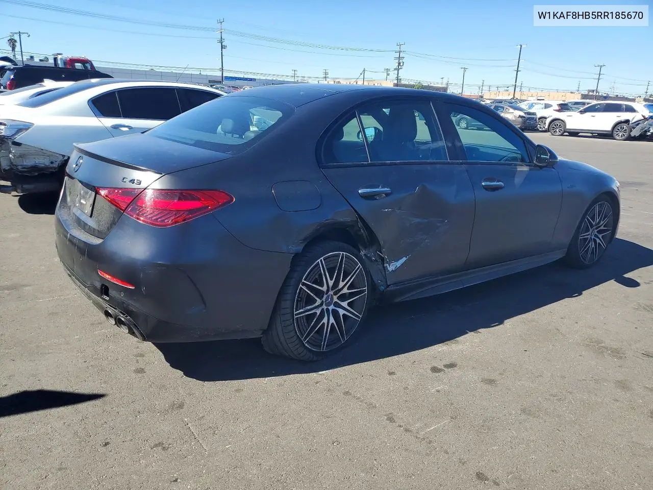 2024 MERCEDES C-KLASSE VIN W1KAF8HB5RR185670 — фото 3