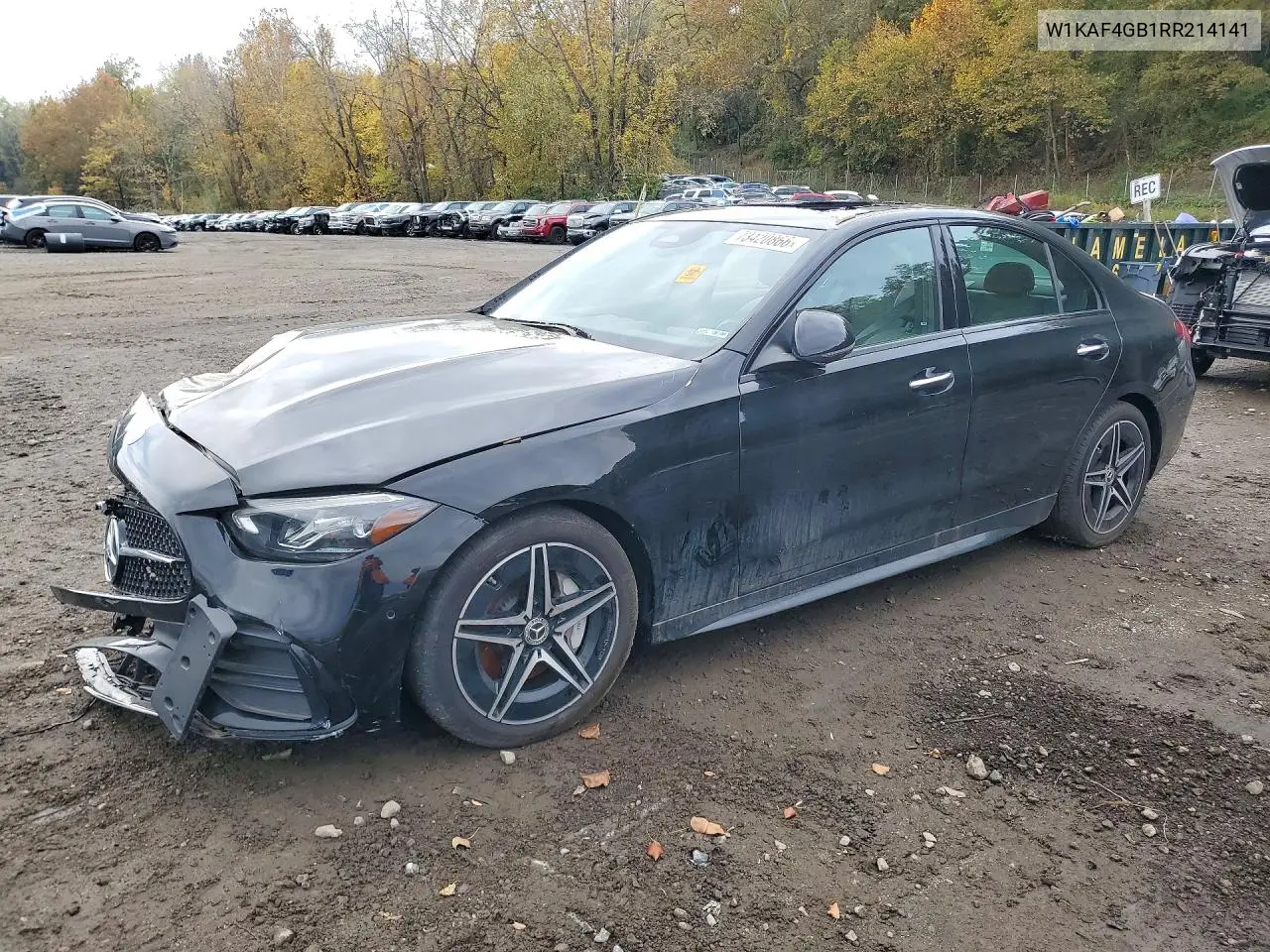 MERCEDES C-KLASSE 2024, VIN W1KAF4GB1RR214141