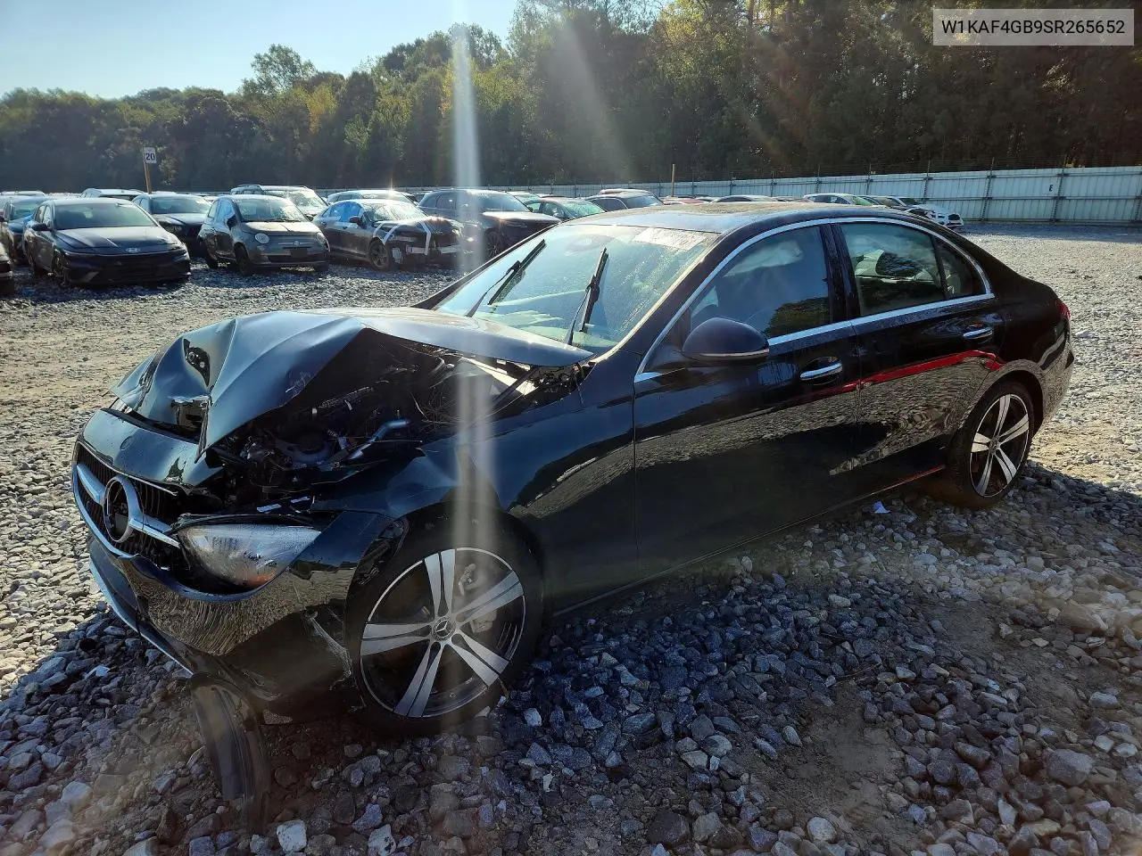 MERCEDES C-KLASSE 2025, VIN W1KAF4GB9SR265652